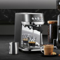 Breville Bambino Plus Automatic Espresso Machine, Smoked Hickory