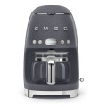 Smeg 50s Style Drip Filter Coffee Machine, Slate Grey