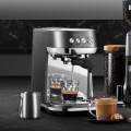 Breville Bambino Plus Automatic Espresso Machine, Oyster Shell