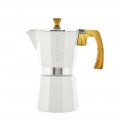 Grosche Milano 6 Cup Stovetop Espresso Maker, White