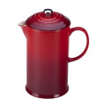 Le Creuset Cafe Stoneware French Press - Cerise